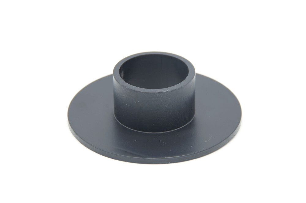 PVC ROZET ZWART 75MM