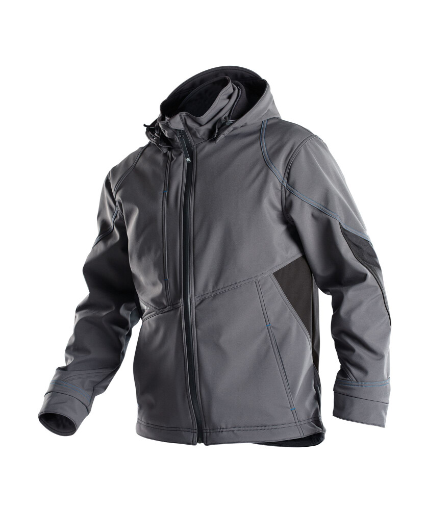 SOFTSHELL GRAVITY PES21 (280 gr) ANTRACIETGRIJS/ZWART 2XL