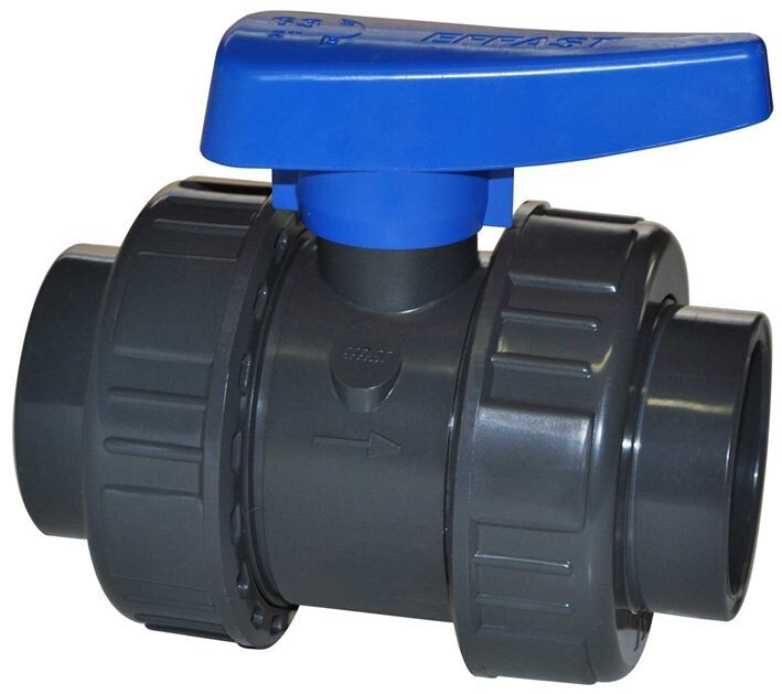 PVC KOGELKRAAN 25MM LIJM PN16