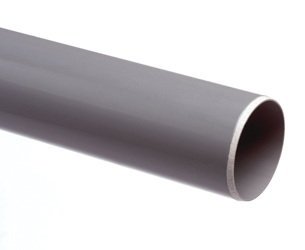 PVC 3-LAGEN BUIS 500MM RINGMOF GRIJS 6M SN2