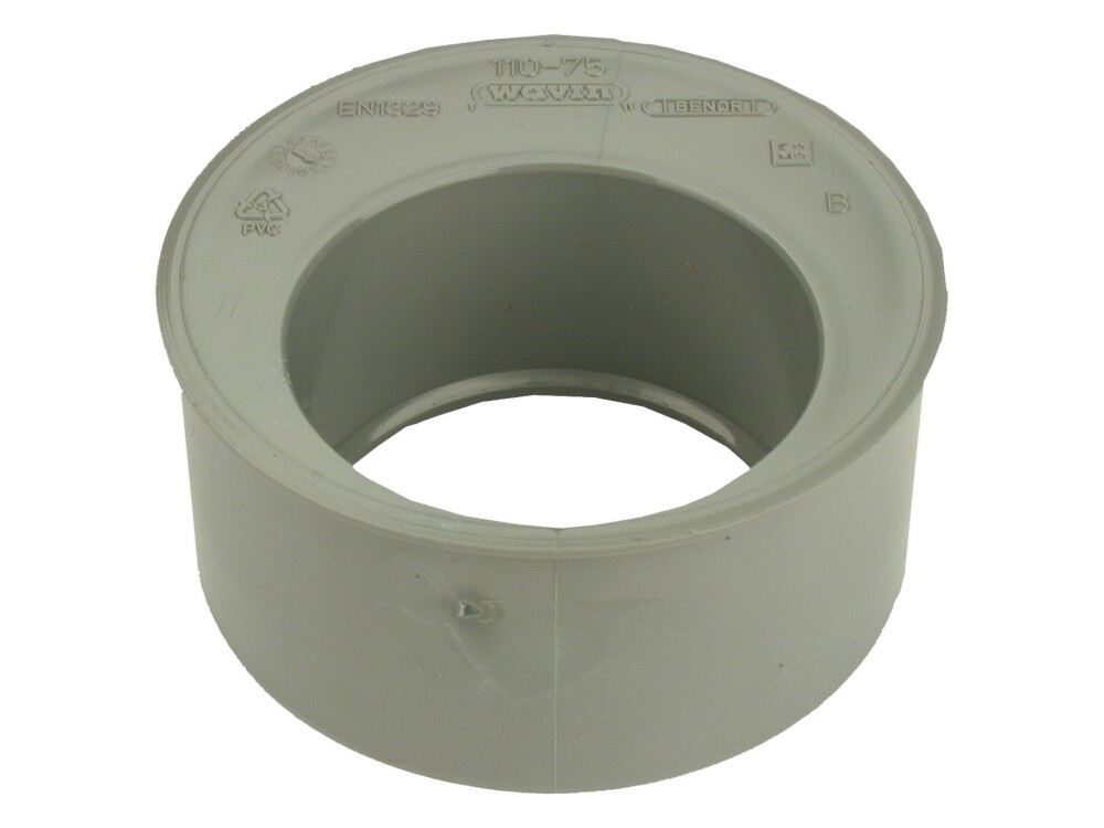 PVC LIJM INZET-VERLOOPSTUK 110MM X 90MM