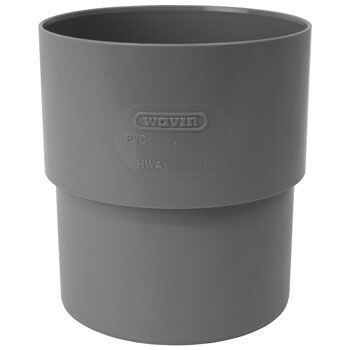 PVC HWA MOF 80MM MOF/VERJ.SPIE GRIJS