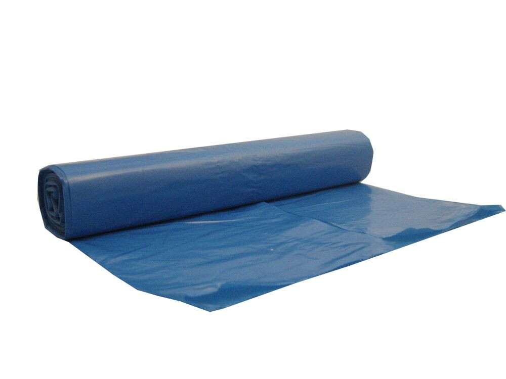 HUISVUILZAK 80X110CM BLAUW 60MU.(ROL=20ST)
