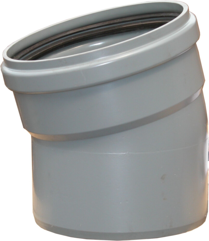 PVC RUBBER MANCHET BOCHT 200MM 15° M/S