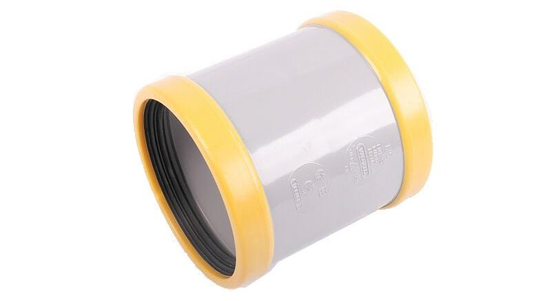 PVC RUBBER MANCHET STEEKMOF 125MM SN8