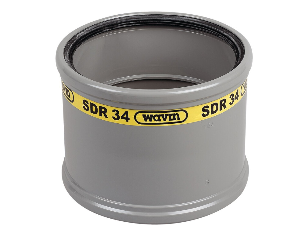 PVC RUBBER MANCHET STEEKMOF 250MM SN8