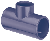 HD PVC VERLOOP T-STUK 75MM X 40MM X 75MM 90° 16 BAR