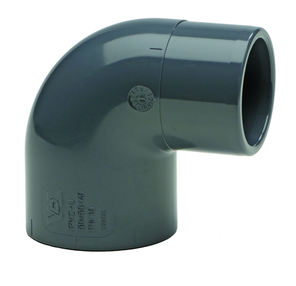 HD PVC KNIE 50MM X 32MM 90° 10 BAR