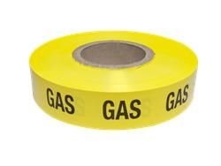 WAARSCHUWINGSLINT GAS (GEEL) 250M