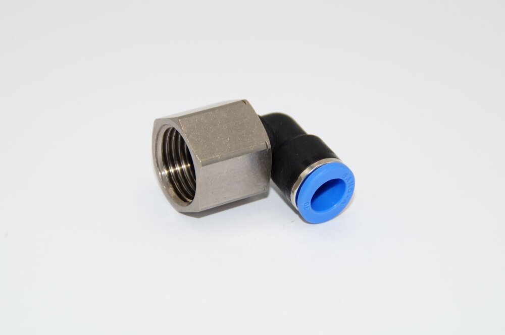 LUCHT PUSH-IN KNIE 10MM X 1/4" BIXBI