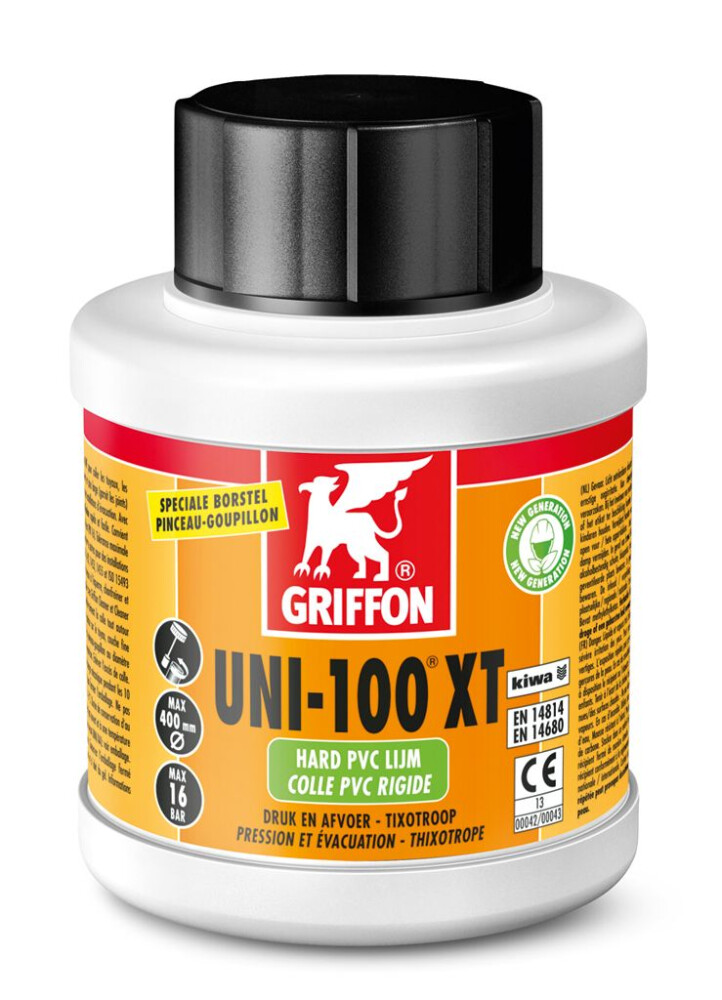 UNI-100 HARD PVC LIJM 250 ML