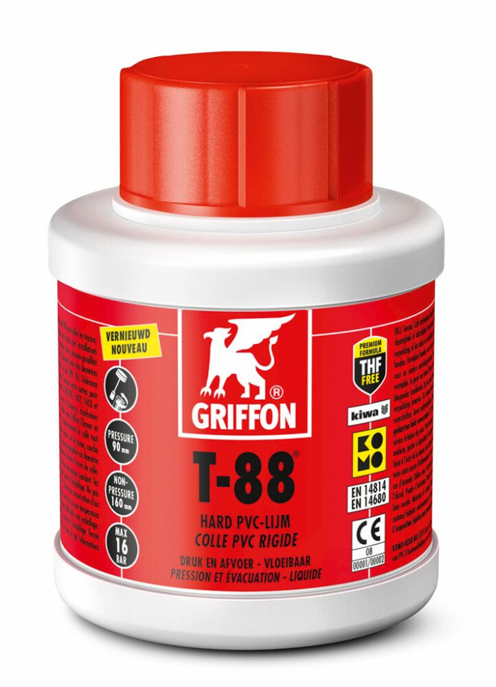 T-88 HARD PVC LIJM VLB 250 ML
