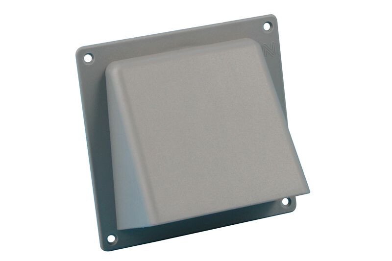 UNIVERSELE GEVELKLEP Ø 100/125/110 X 54MM GRIJS