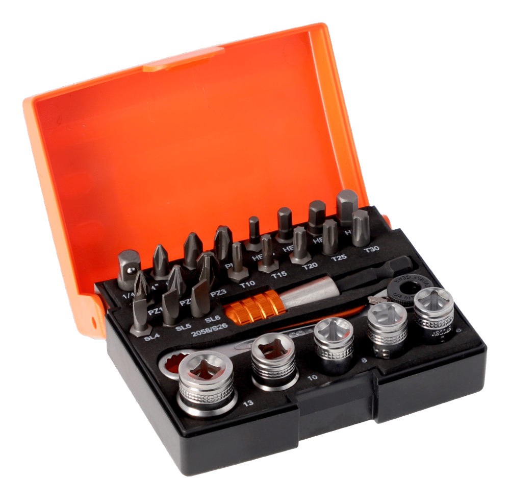 BAHCO BIT-DOPSLEUTELSET 1/4