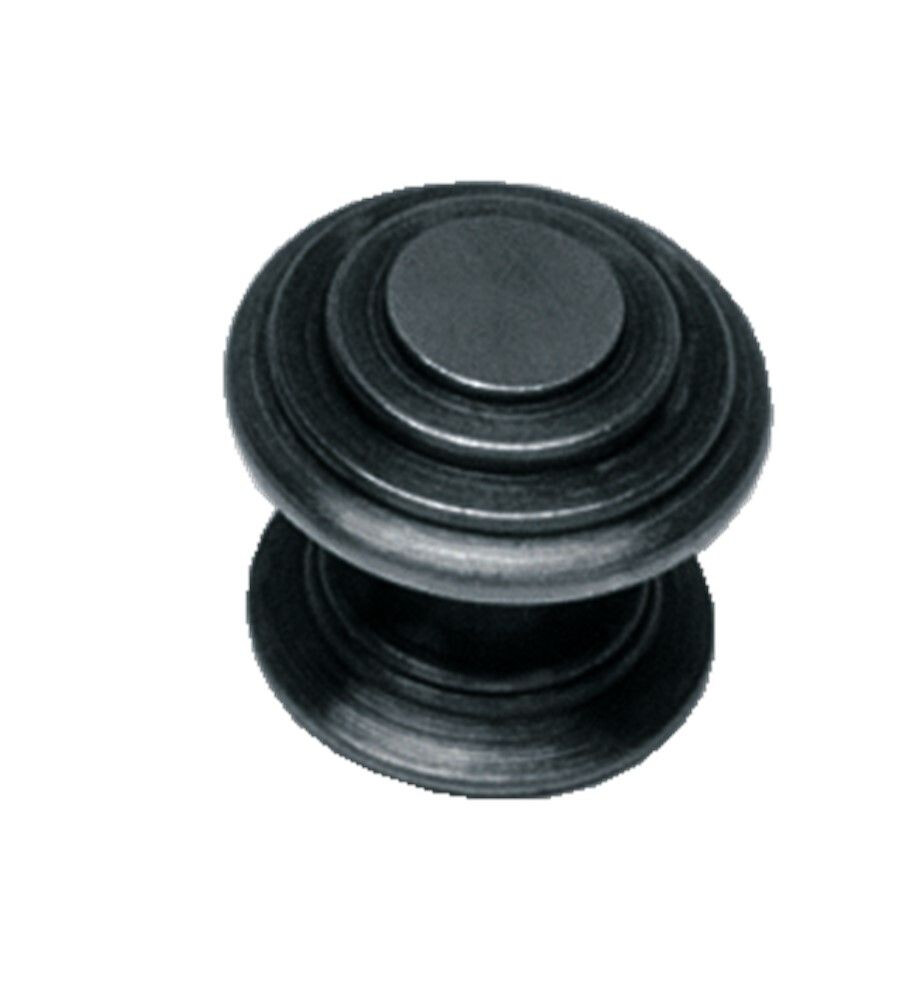 KNOP PUNT-CYLINDRISCH 35MM GRIJS
