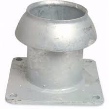 PERROT V-DEEL MET FLENS 159MM X 6"