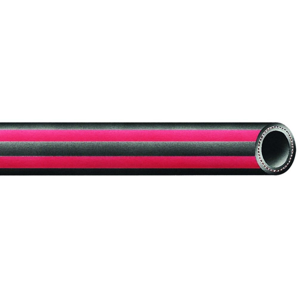 DEKWASSLANG 13X19MM ZWART/ROOD GERIBD