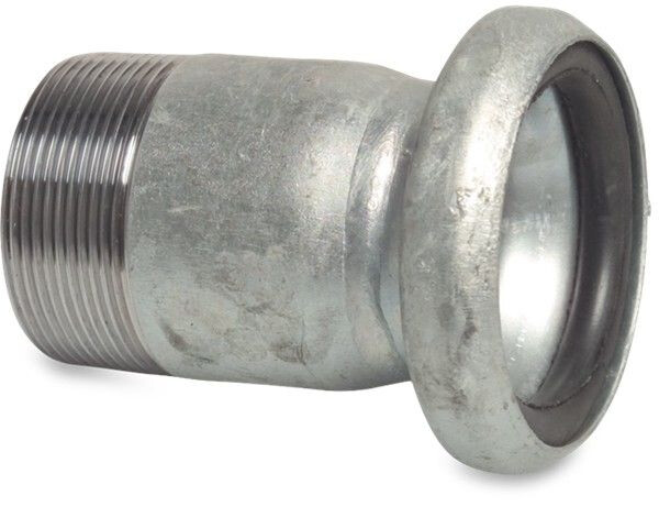 SNELKOPPELING STAAL 133MM X 5" V-DEEL BAUER X BUITENDRAAD TYPE BAUER S75