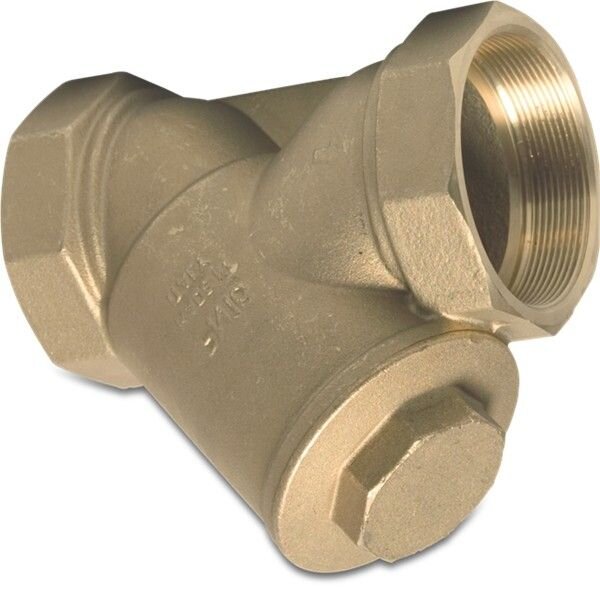 FILTER VUILVANGER MESSING 1 1/4" BINNENDRAAD 20BAR 500MICRON RVS TYPE 192
