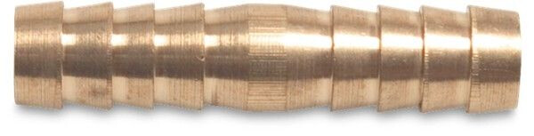 VERBINDINGSPIJP MESSING 38MM SLANGTULE