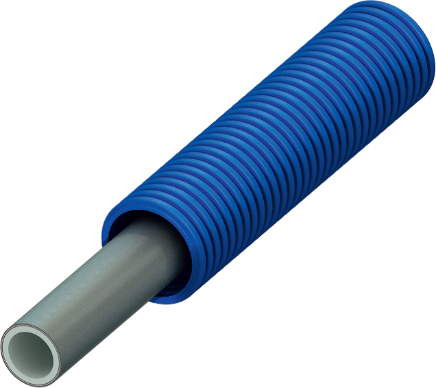 BUIS BLAUW PE-XC IN MANTEL 16MM