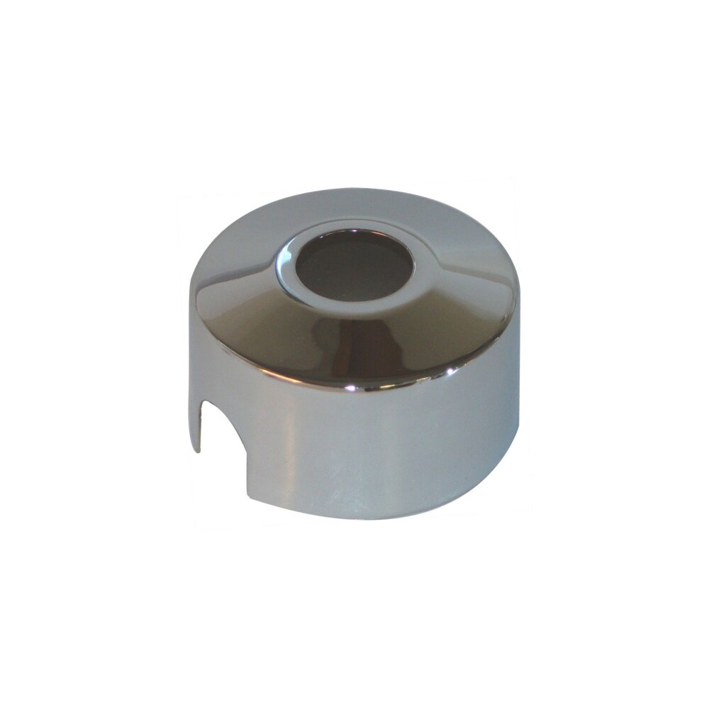 KRAANROZET 1/2" X 35MM CHROOM MET UITSPARING