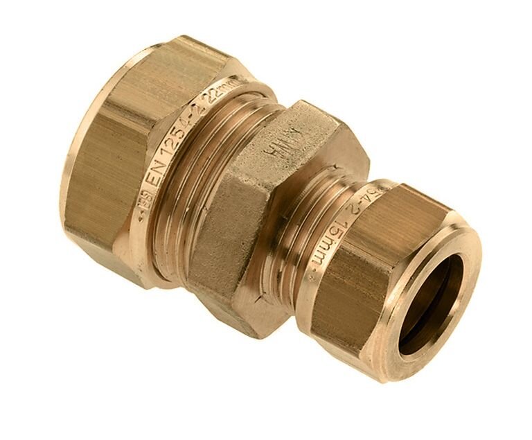 RECHTE KNEL KOPPELING 15 X 10 MM