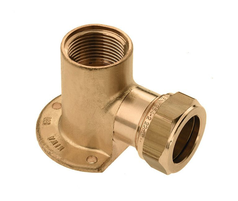 KNEL MUURPLAAT 3/4" BINNENDRAAD X 22 MM