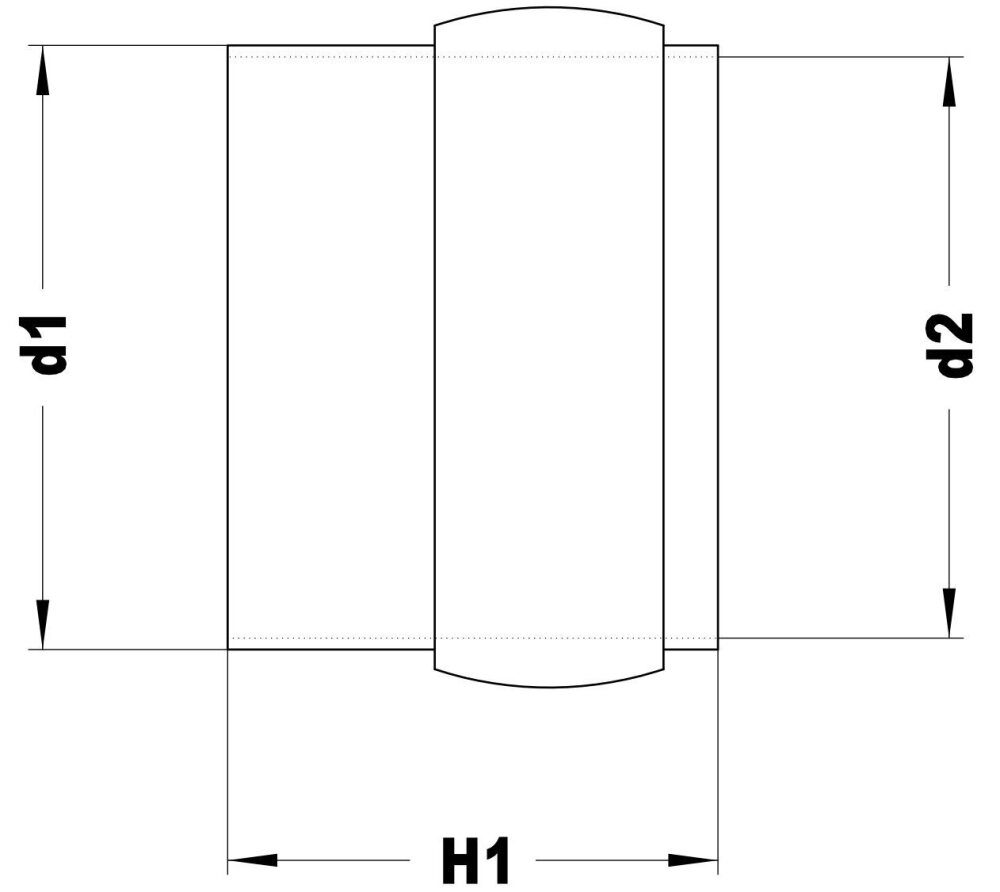 KUNSTSTOF KNELRING 3/8" X 22MM