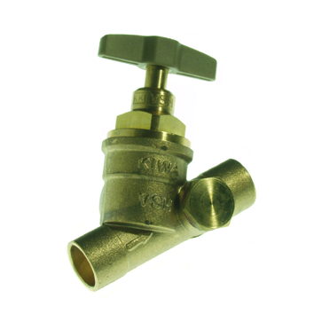 MESSING STOPKRAAN MET TAPGAT 15MM