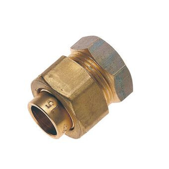 MESSING KOPPELING 3-DELIG 5/4"X 35MM