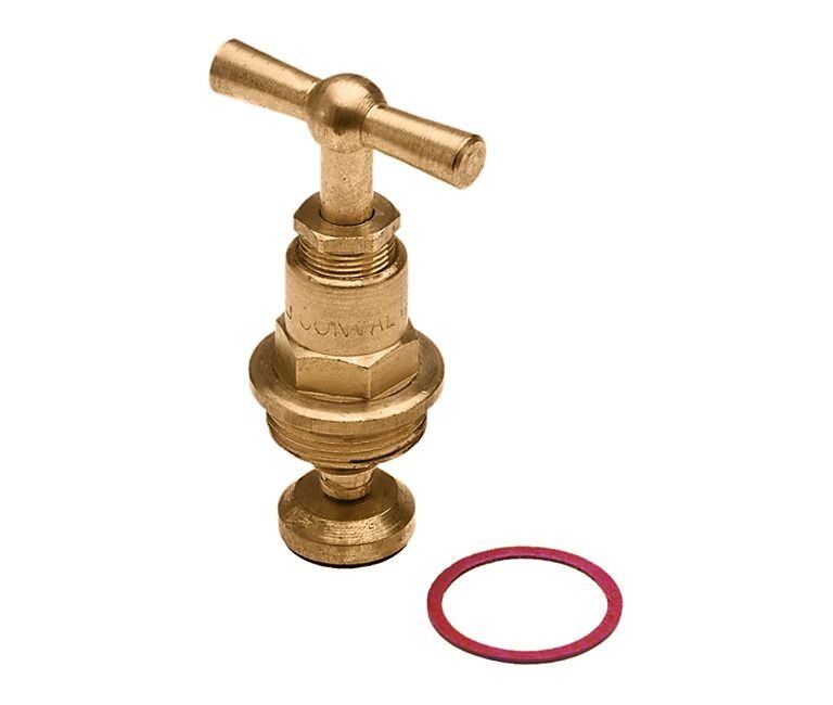 MESSING BOVENDEEL VOOR STOPKRAAN 3/8" (12 MM)