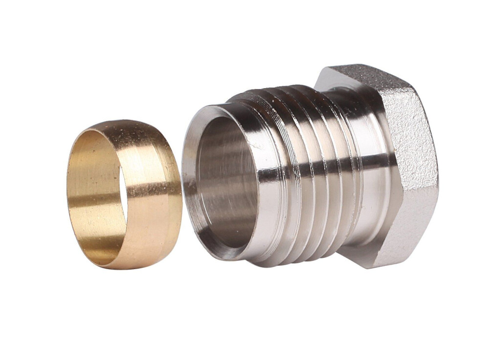 KNELMOER MET RING 1/2" X 15MM