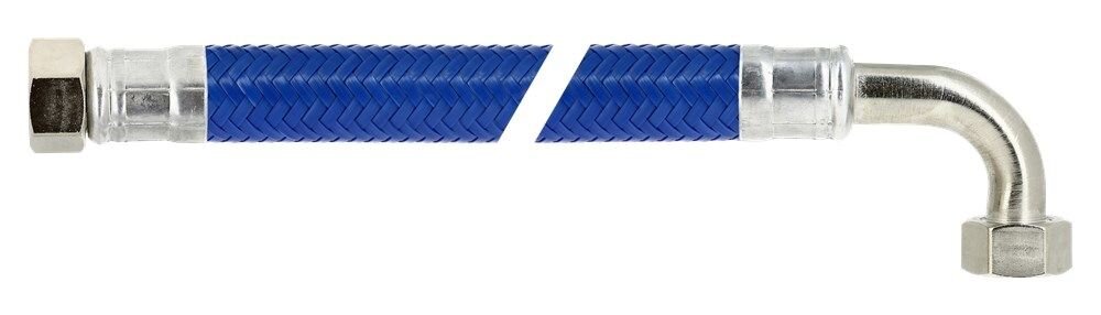 EPDM SLANG BLAUW HAAKS 100CM 3/4X3/4 BIN