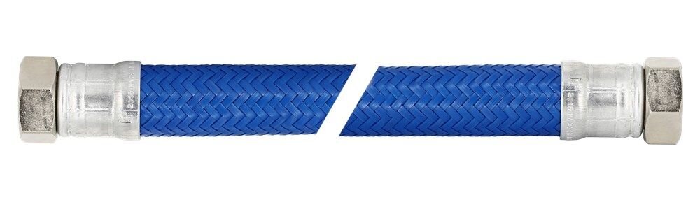 EPDM SLANG BLAUW RECHT 50CM 1"X1" BIN