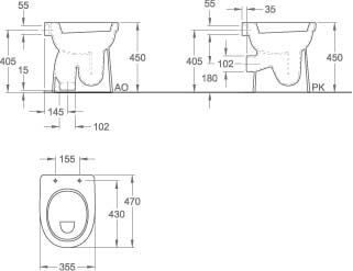 TOILETPOT 300 93 AO+6