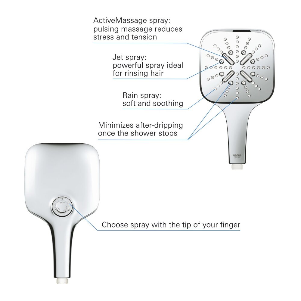 RAINSHOWER SMARTACTIVE CUBE HAND-
