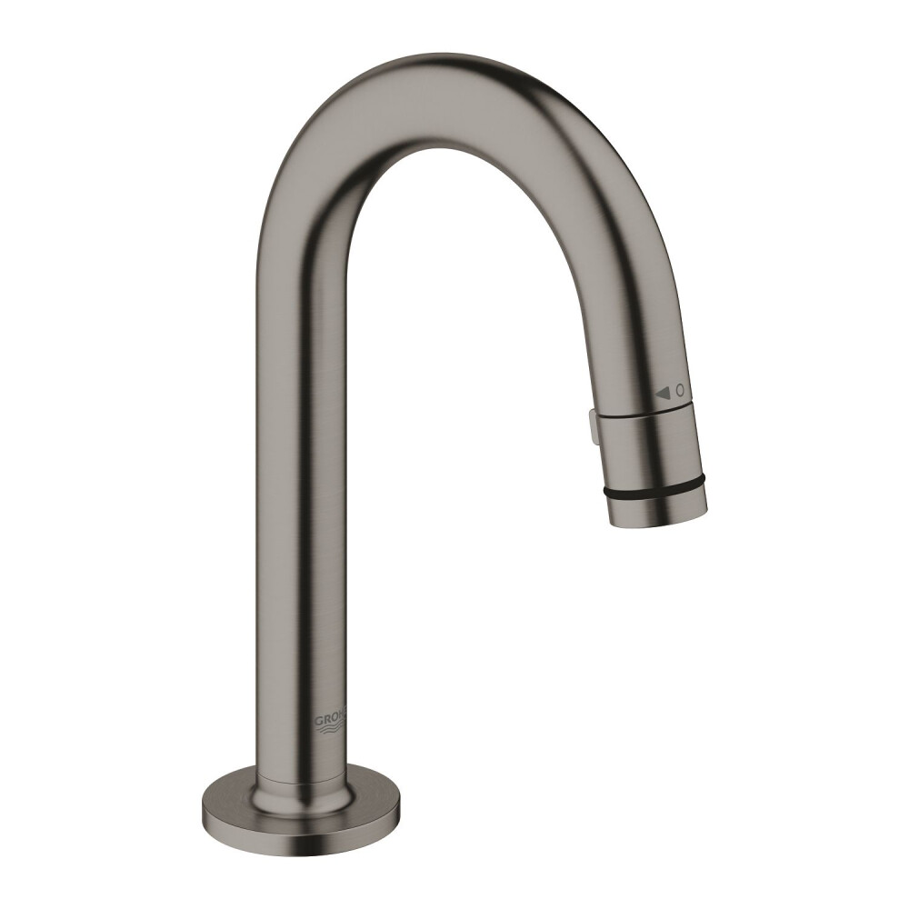 TOILETKRAAN HARD GRAPHITE GEBORST.