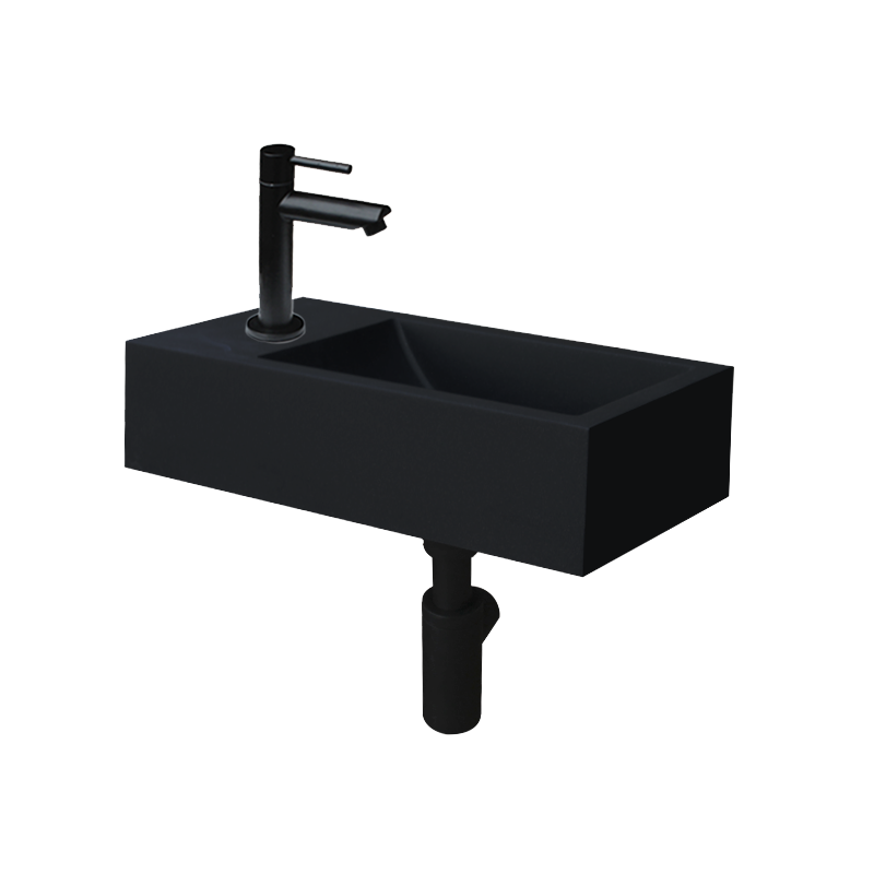 FONTEINPACK COMPLEET MAT ZWART - QUARTZ