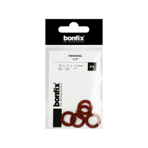 FIBERRING 1/2" (18X11X1,5MM) 5 STUKS