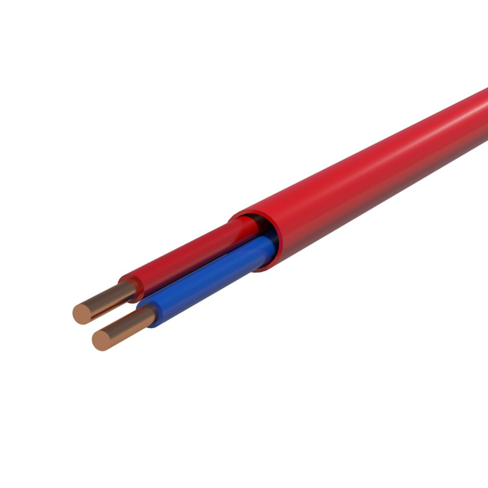 YR DCA SIGNAALKABEL 2X0,8MM ROOD