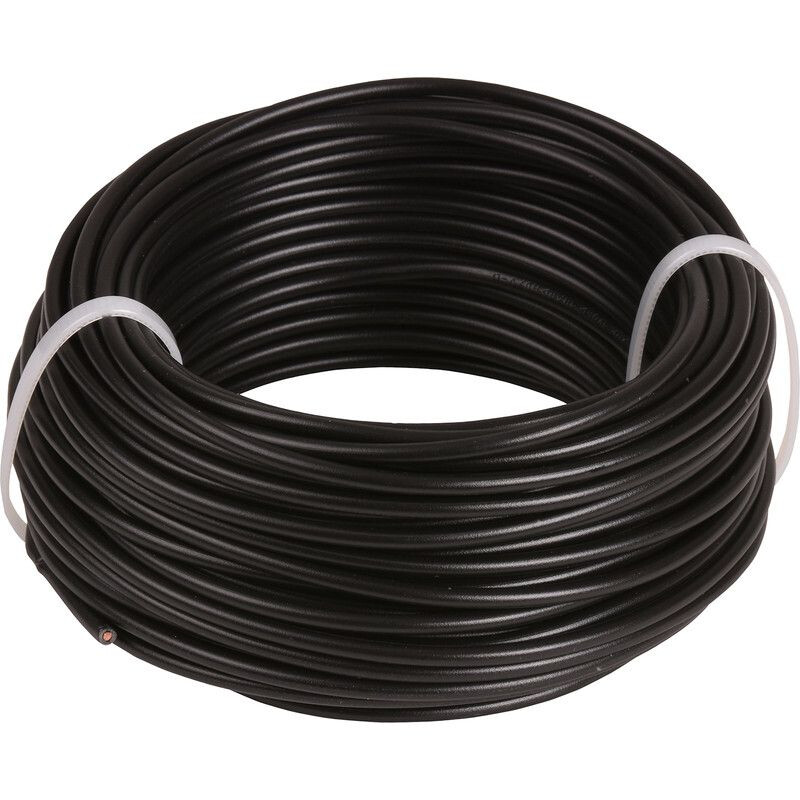VD DRAAD ZWART 1,5MM² ROLLENGTE 20MTR