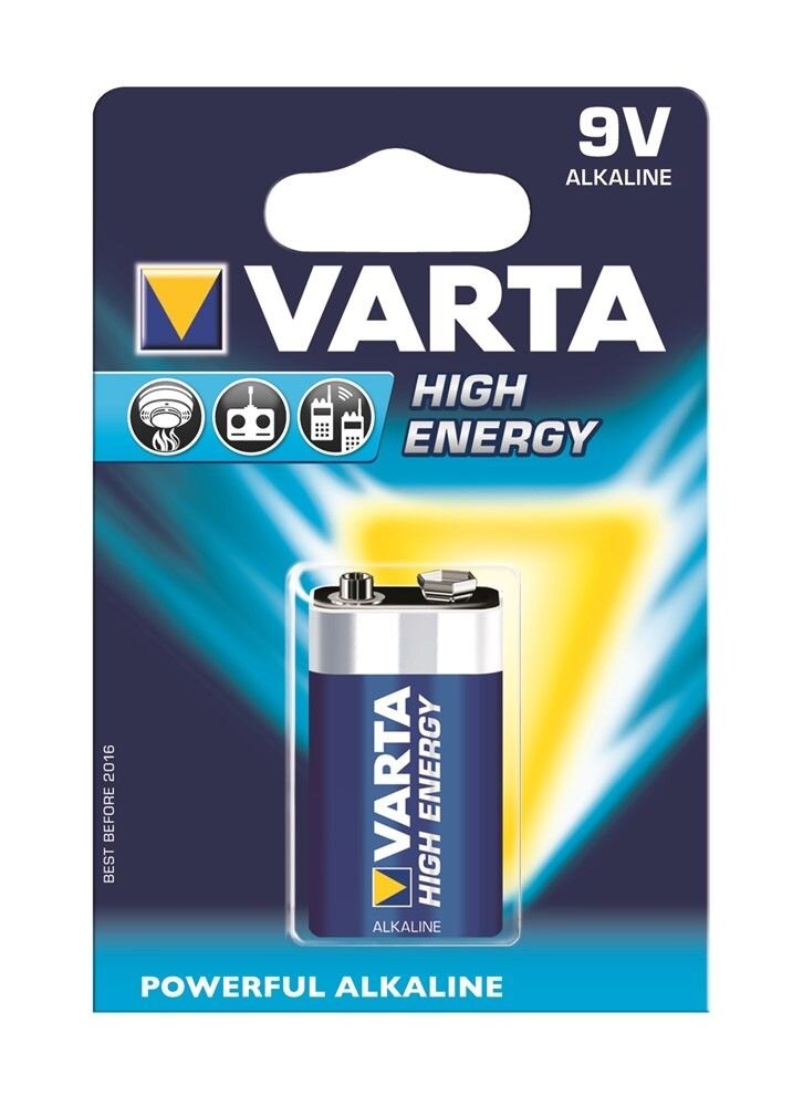 BLOKBATTERIJ 9 VOLT