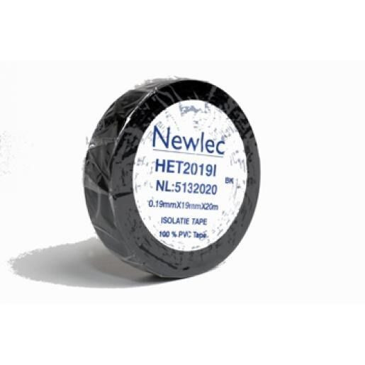 ISOLATIE TAPE SUPER ZWART 19 MM X 20 MTR