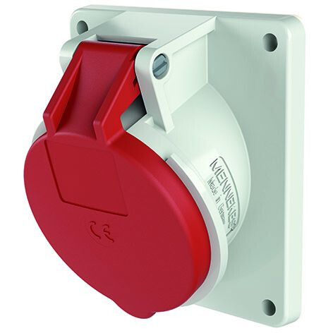 WANDCONTACTDOOS 5P/16A 400V