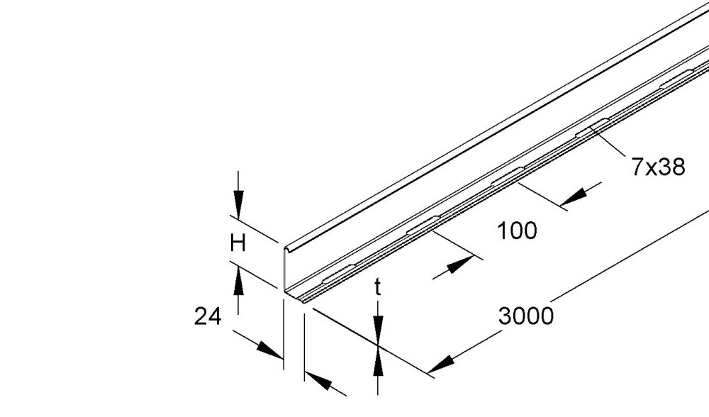 163247 RW 60 F SCHEIDINGSSCHOT LENGTE 3MTR