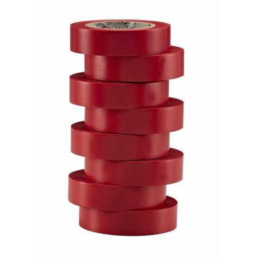 BIZLINE HOOGWAARDIGE VINYLTAPE 15MMX10M ROOD