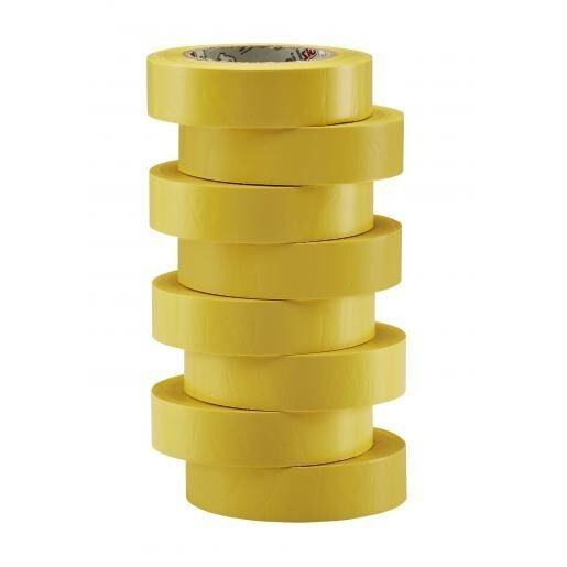 BIZLINE HOOGWAARDIGE VINYLTAPE 15MMX10M GEEL