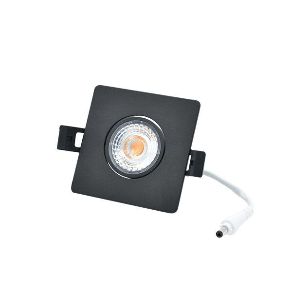 SPOT VIERKANT LED 8W IP44 ZWA