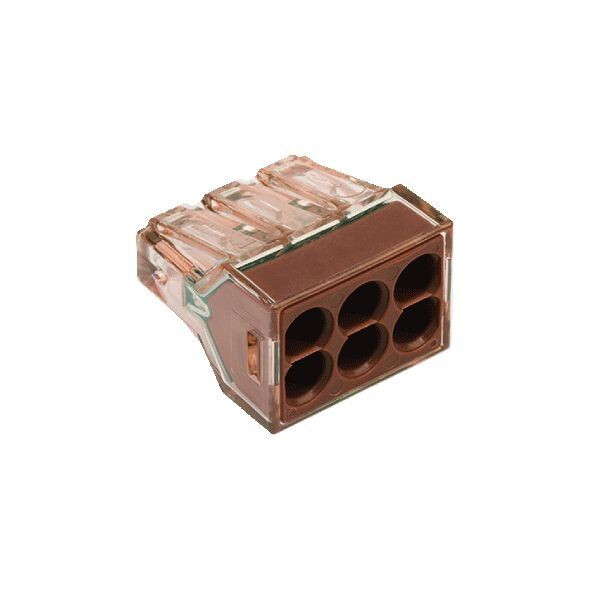 LASKLEM 6-VOUDIG 2MM2 BRUIN